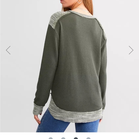 ⚜️ BKE Waffle Knit Top sz S - Picture 2 of 6